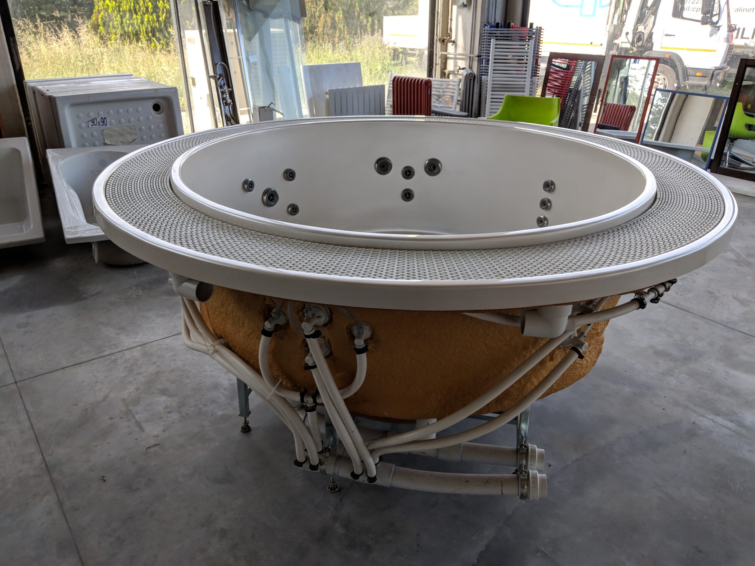 mini piscina idromassaggio